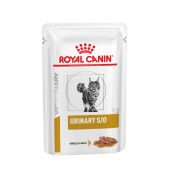 Royal Canin (Роял Канин) Urinary S/O (в соусе) Корм для кошек, способствующий растворению струвитных камней и предотвращению их повторного образования